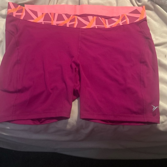 Old Navy Pants - Old Navy Active XXL Pink Mid-Rise Fitted Athletic Shorts